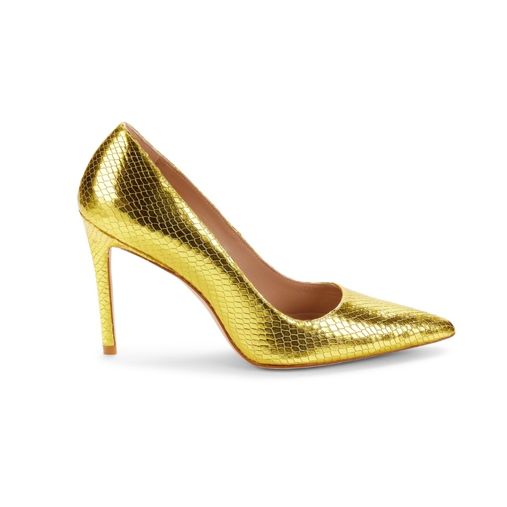 Stuart Weitzman Snakeskin Embossed Pumps Size 5.5